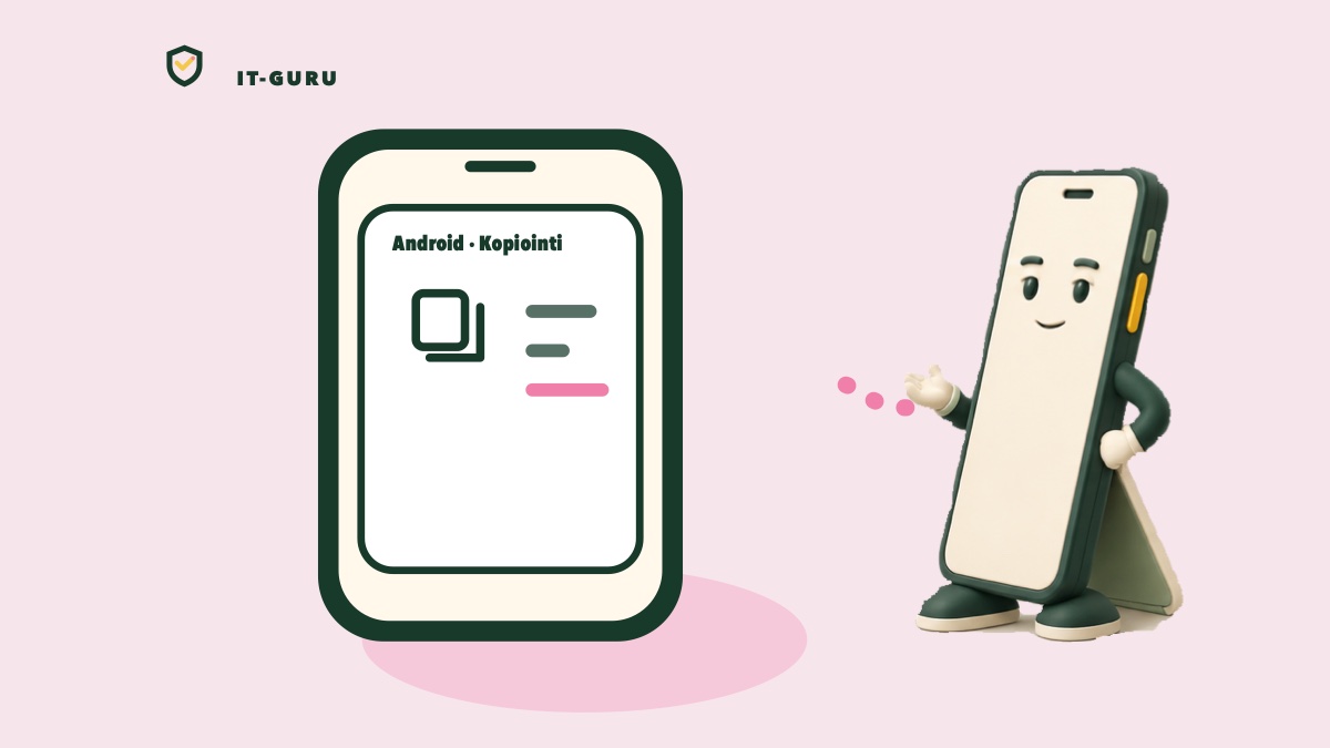 Varmuuskopioi Android-puhelin
