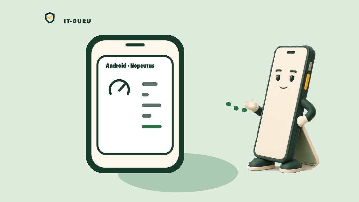 Android-puhelin hidastelee