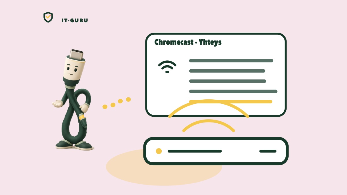 Kytke Chromecast TV:hen
