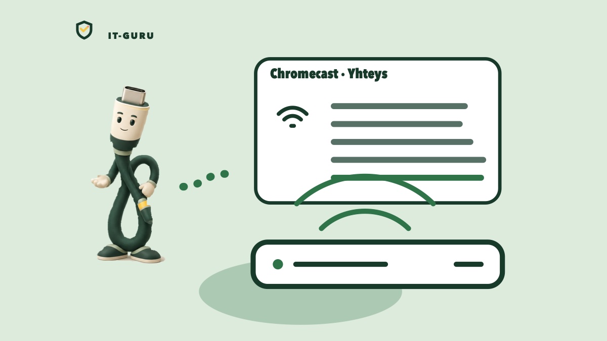Toista sisältöä Chromecastilla
