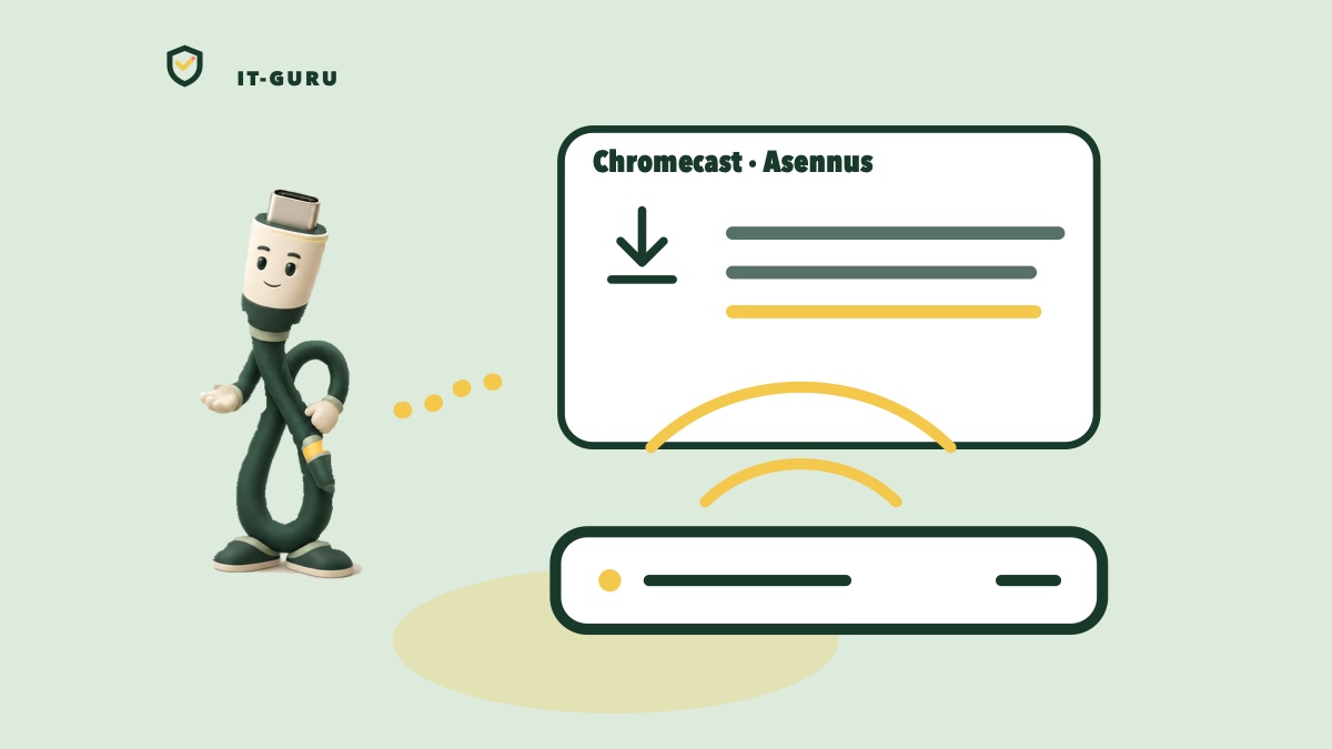 Chromecast asennus