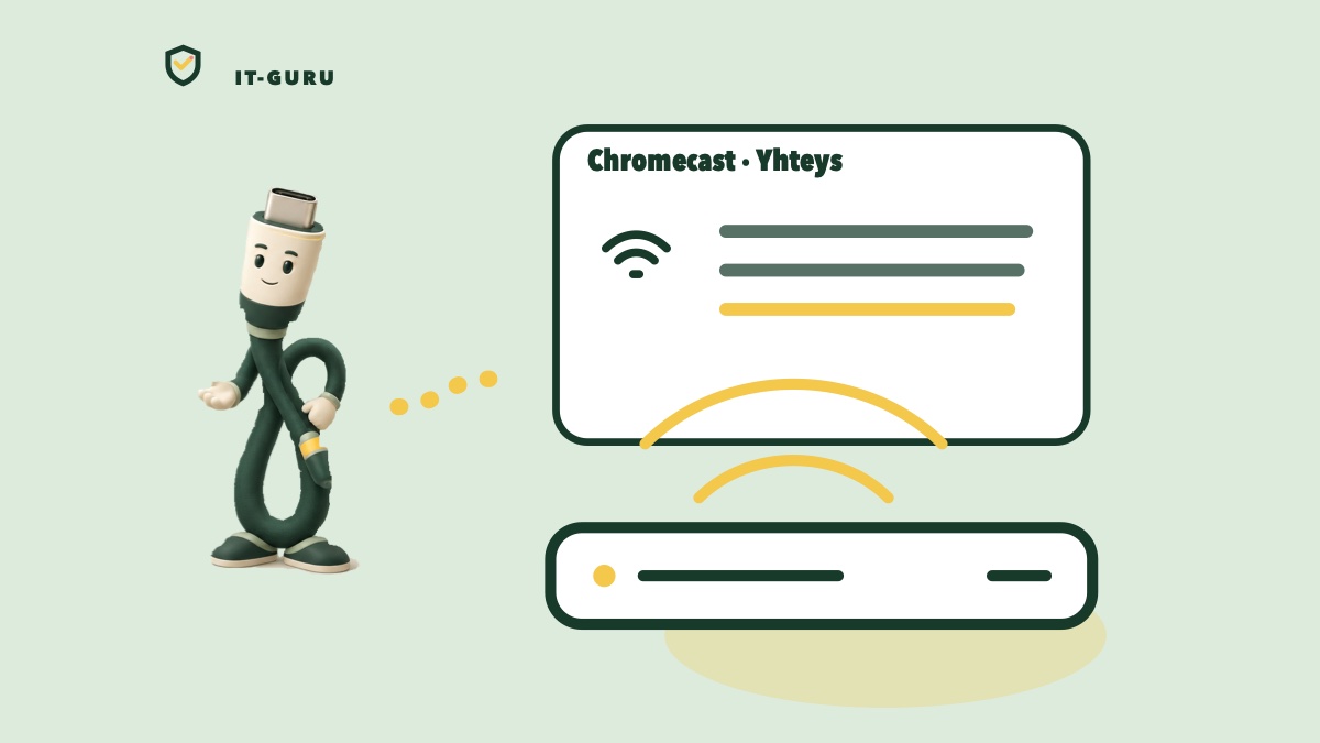 Kytke Chromecast TV:hen