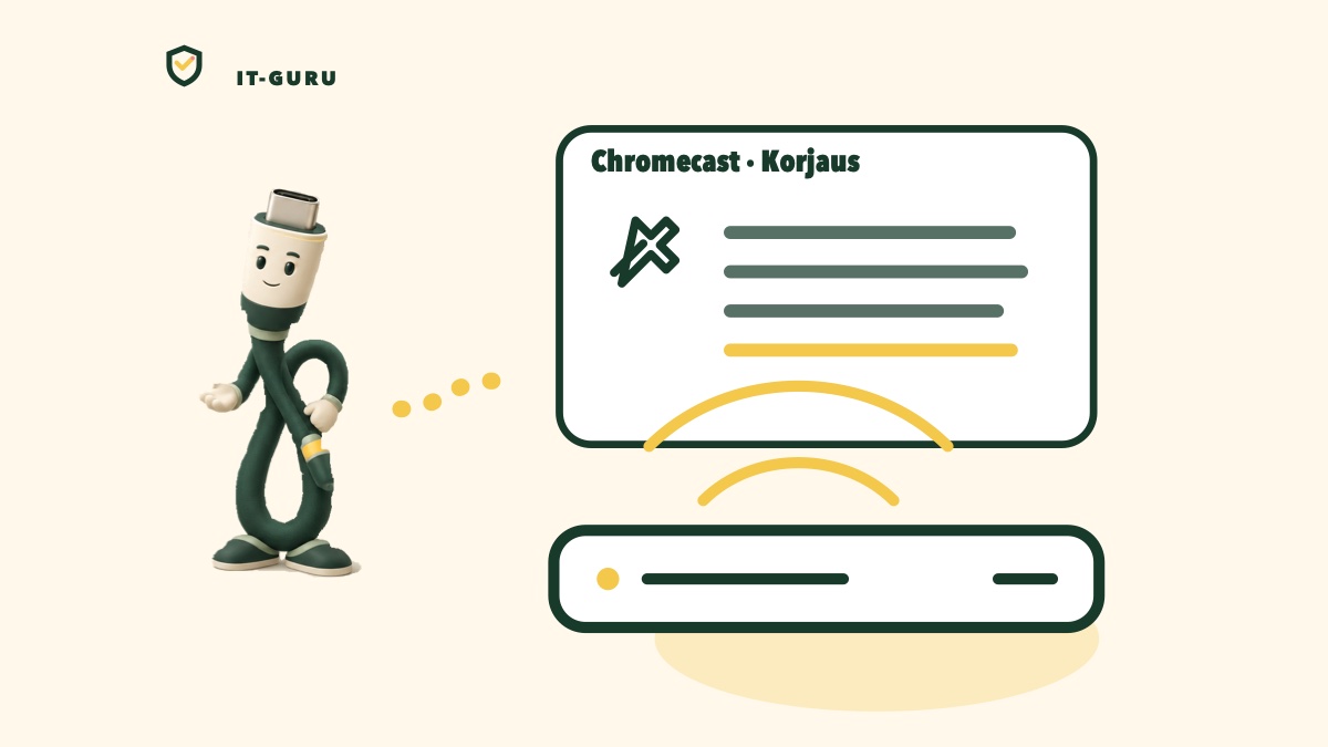 Chromecast ei toimi
