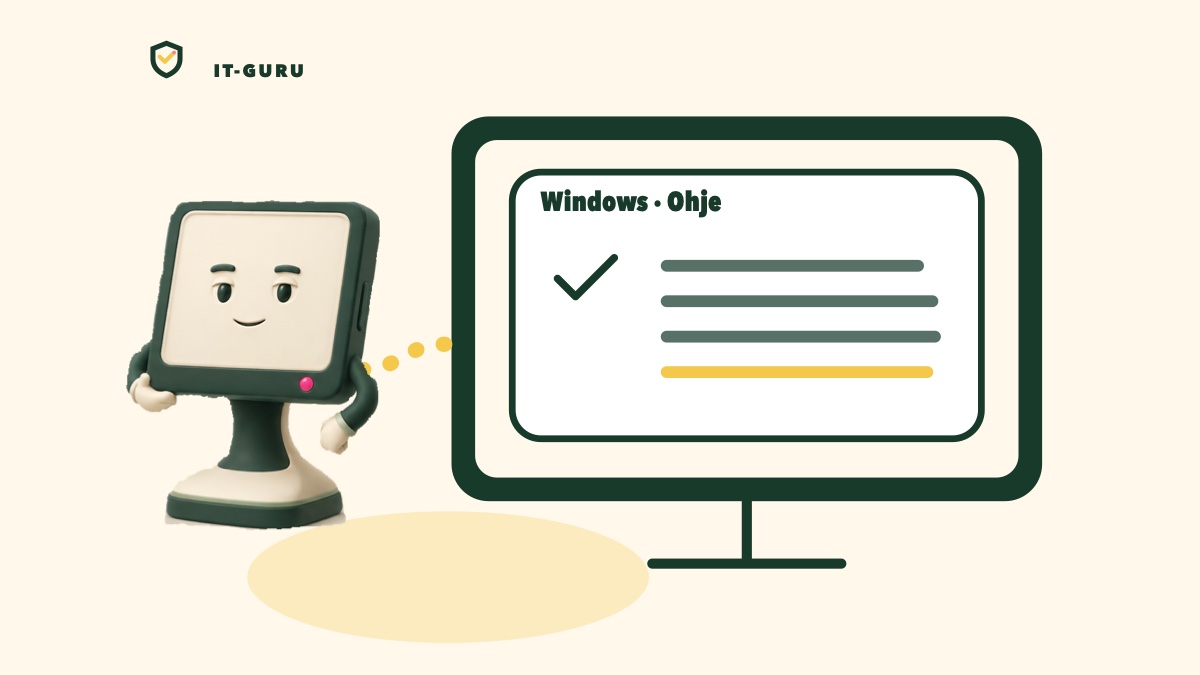 Prosentti merkki (%) Windowsilla