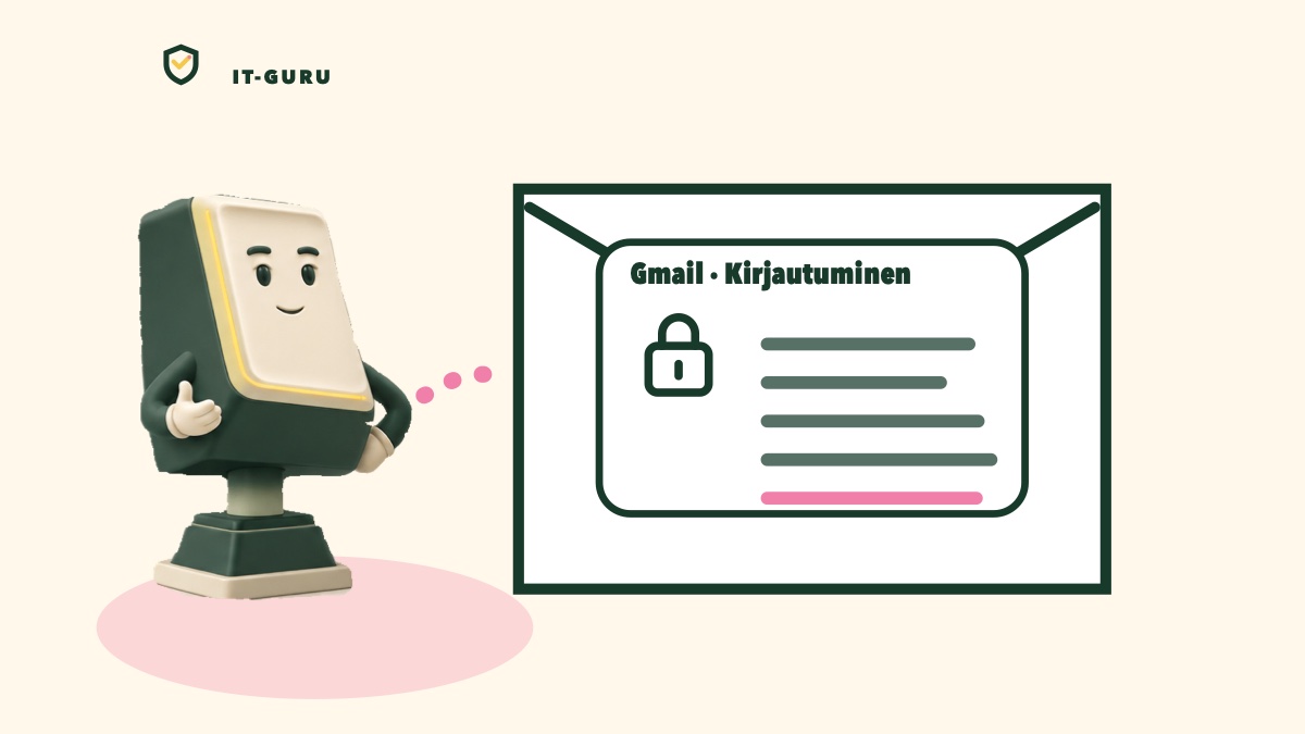 Gmail salasana unohtunut - palautus