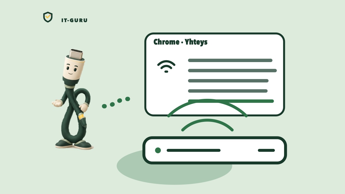 Lisää verkkosivu Chrome-selaimesta