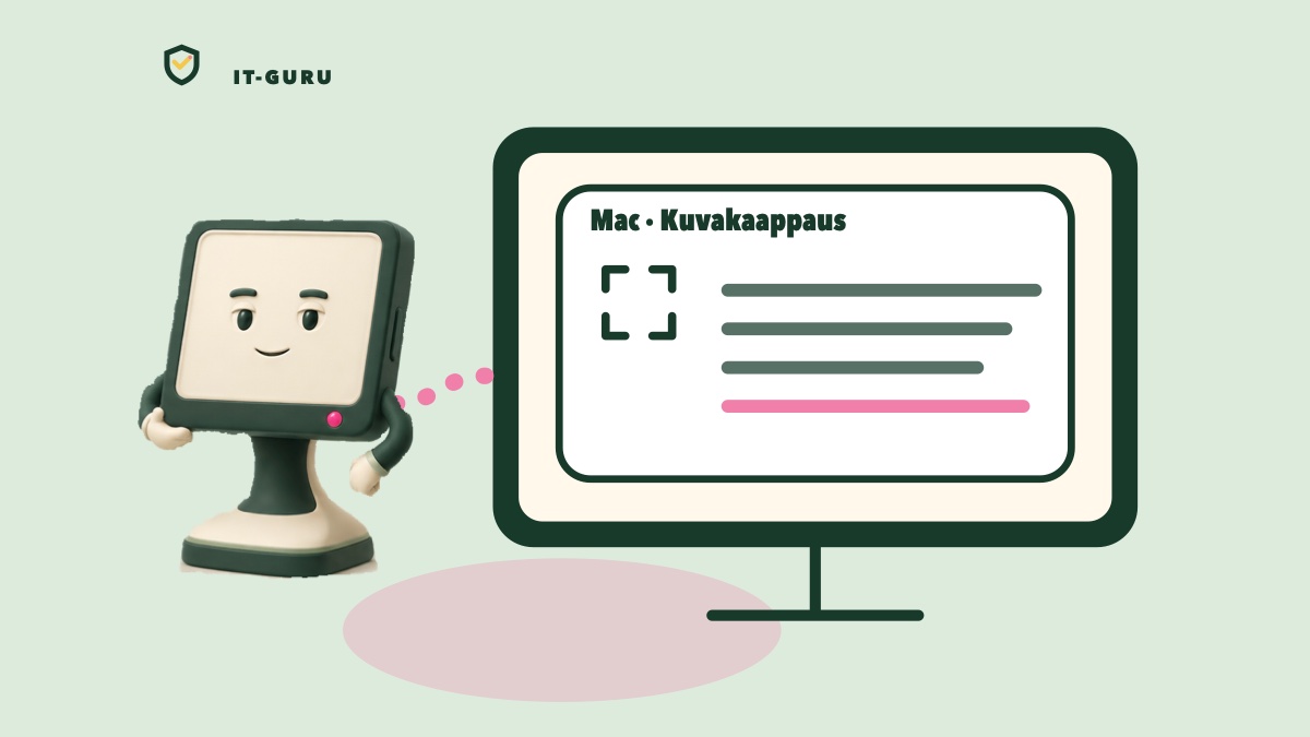 Ota kuvankaappaus Macilla