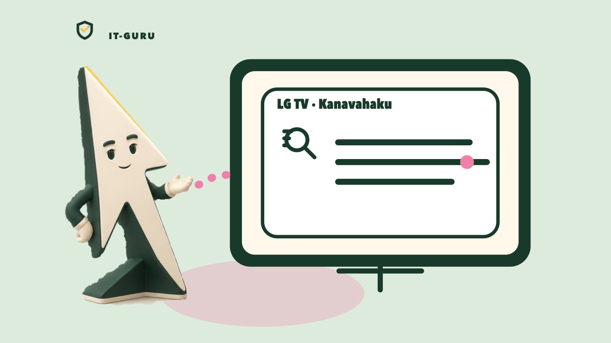 LG TV ja kanavahaku