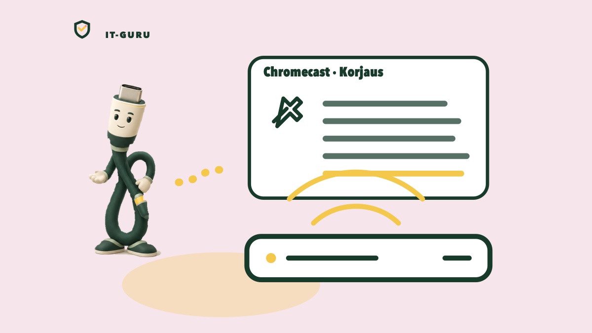 Chromecast ei toimi