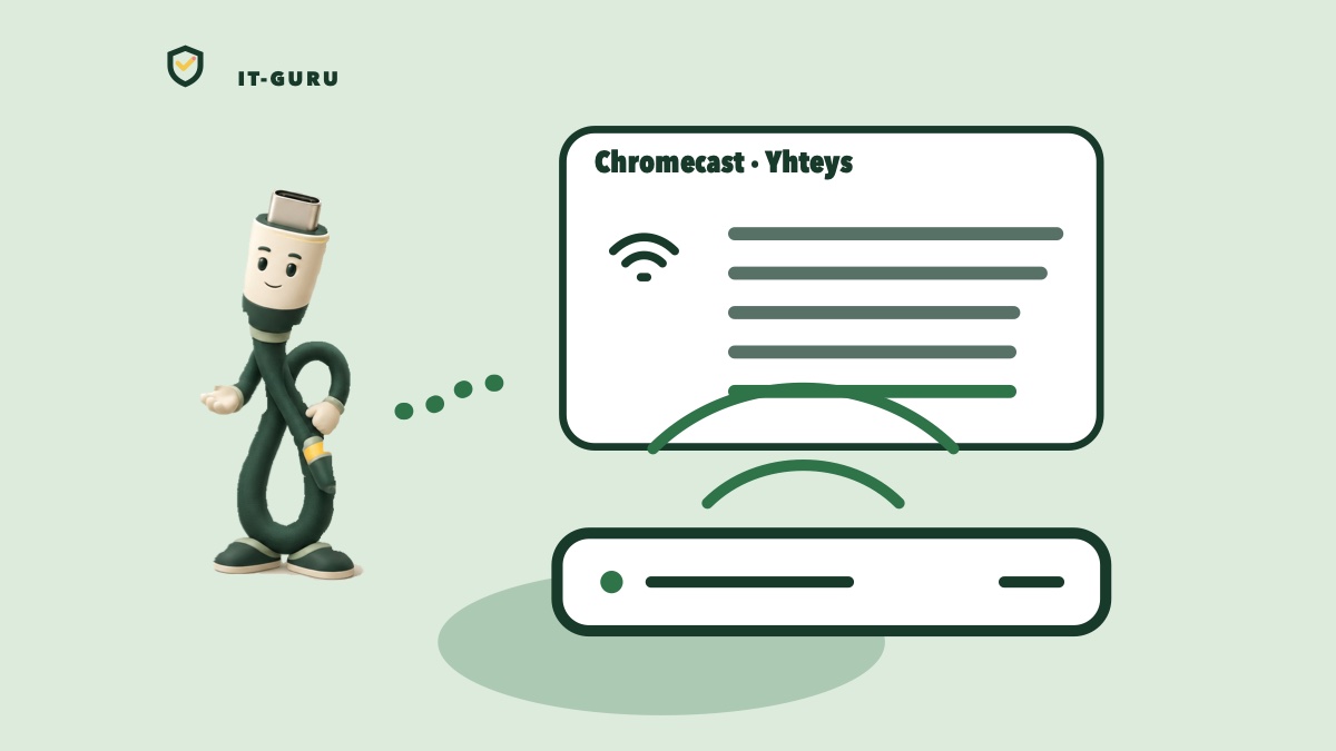 Tarkista Chromecast HDMI-kaapeli