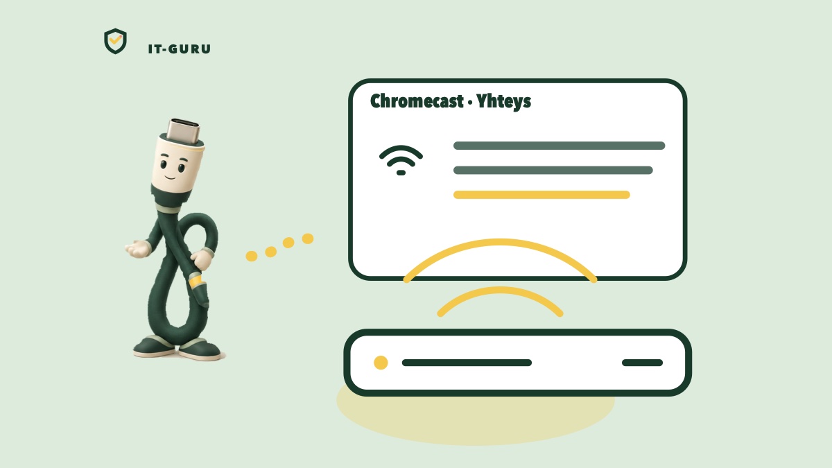 Chromecast Wi‑Fi-yhteys
