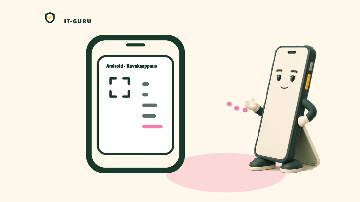 Ota kuvankaappaus Androidilla
