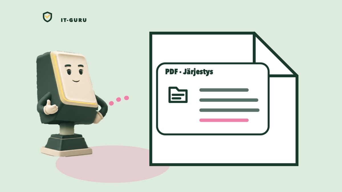 Muokkaa PDF-tiedostoa