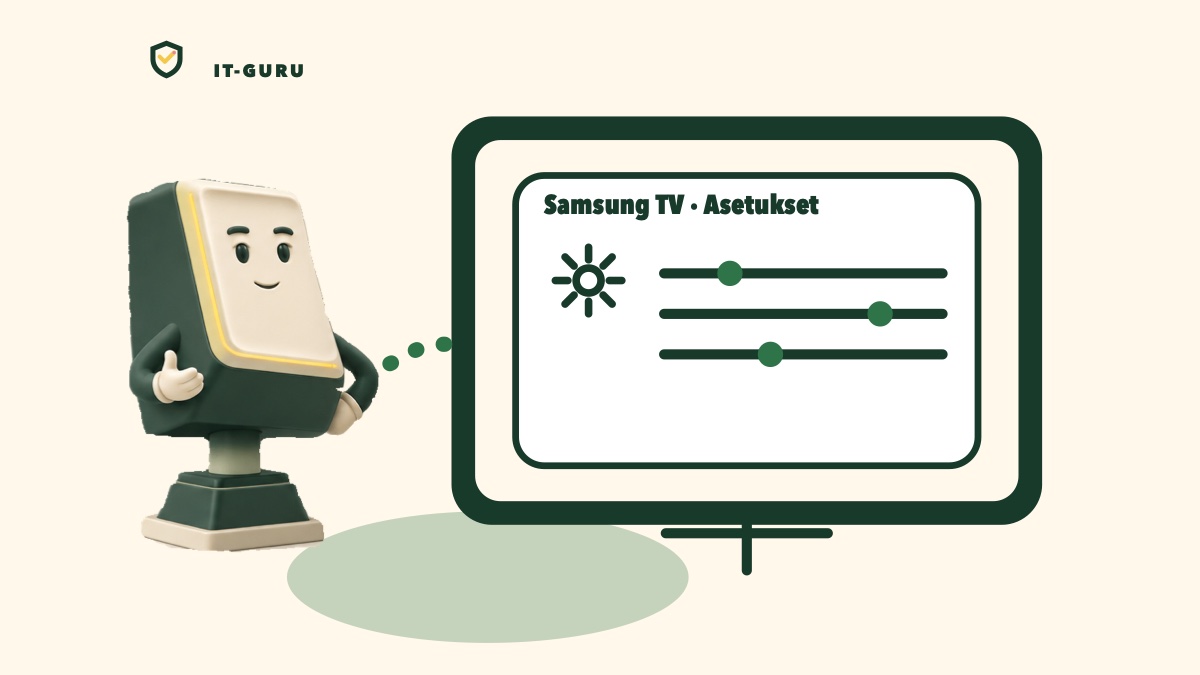 Avaa Samsung TV:n asetukset