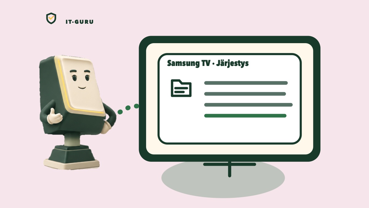 Tallenna kanavat Samsung TV:hen