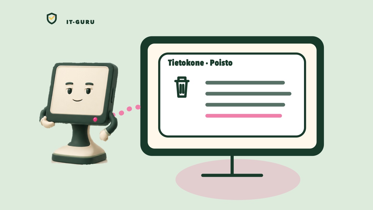Tyhjennä tietokone ennen myyntiä