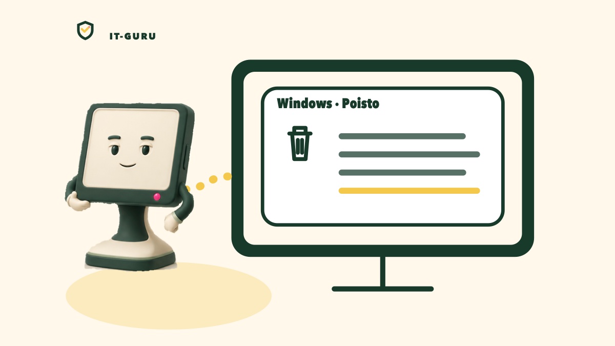 Tyhjennä Windows-tietokone