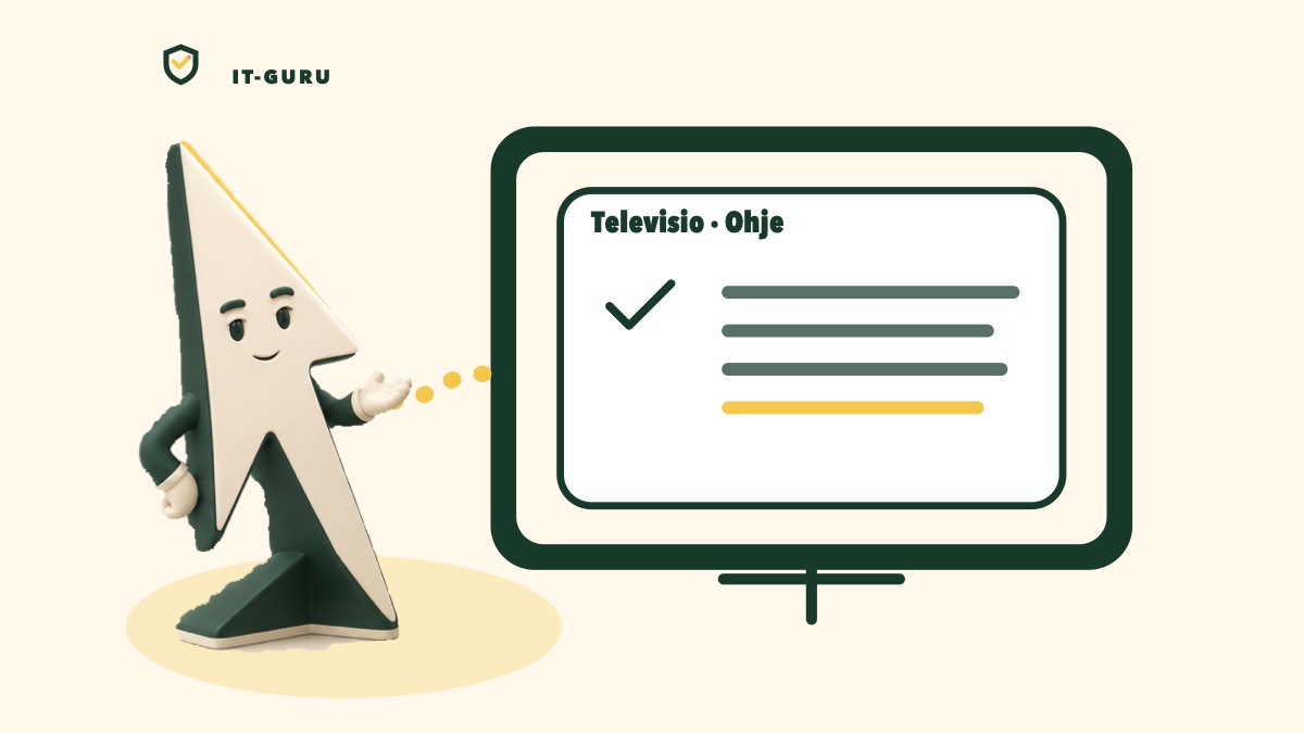 Operaattorin TV-palvelu tietokoneella
