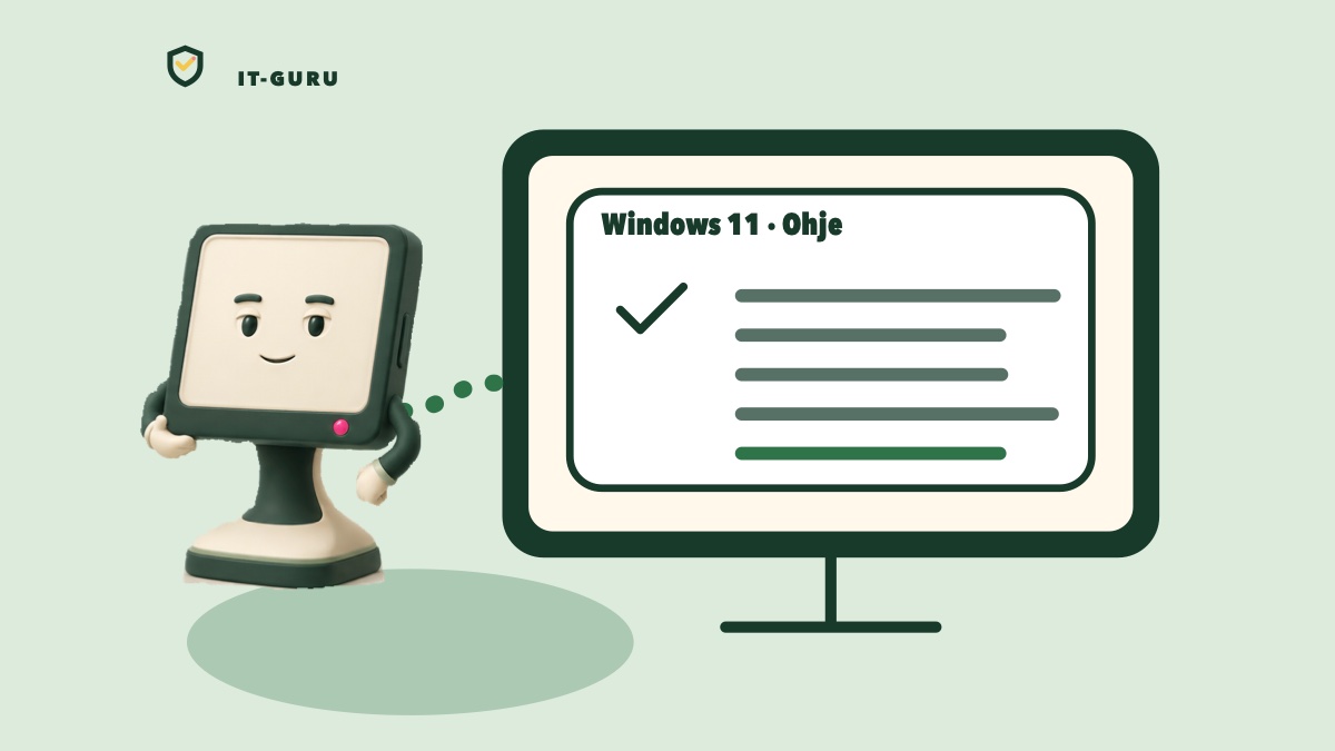 Tarkista Windows 11 yhteensopivuus