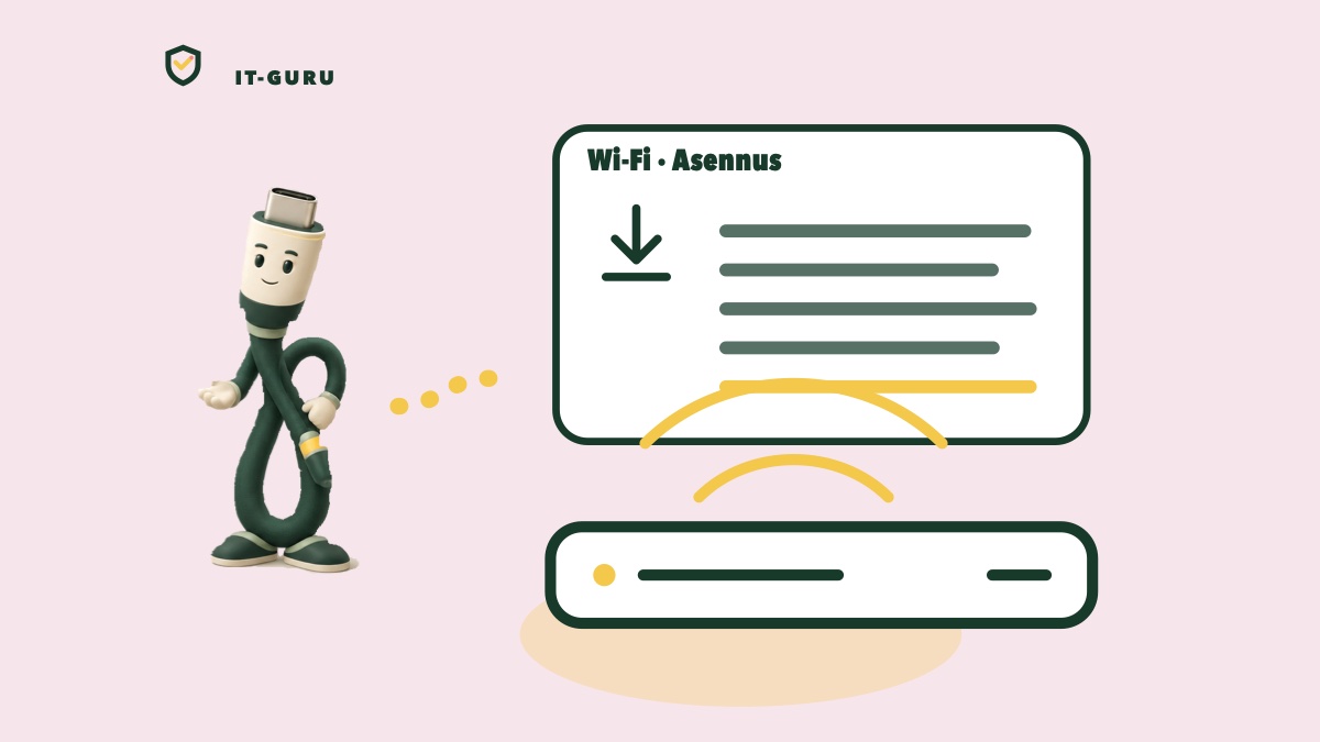WLAN asennus – reititin ja langaton verkko