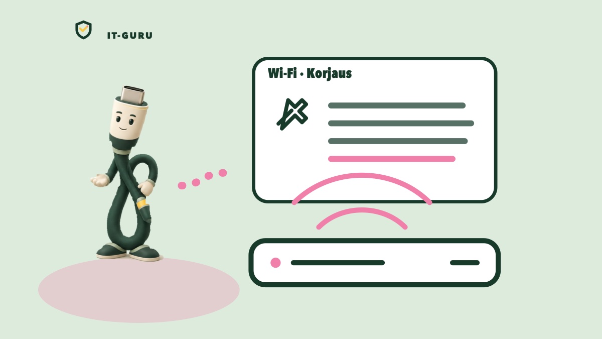 WLAN-yhteys pätkii kotona