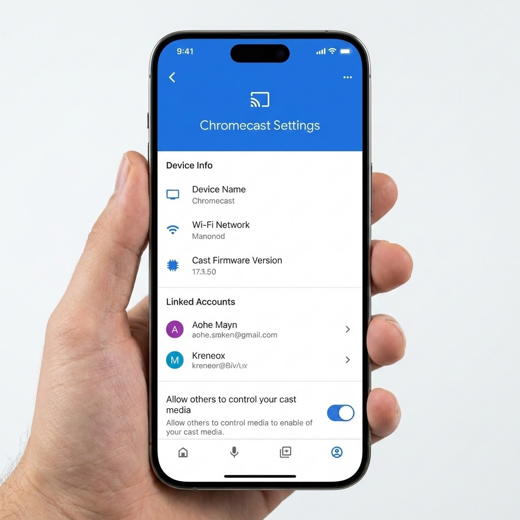 Tarkista Chromecast-asetukset