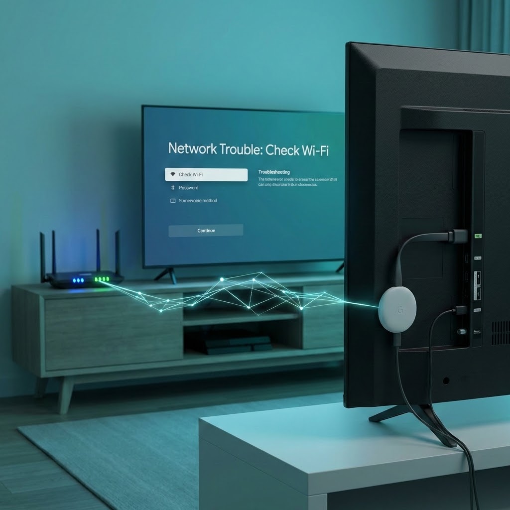 Tarkista Chromecast Wi-Fi-yhteys