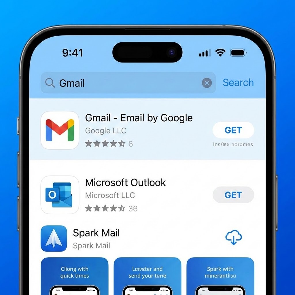 Asenna Gmail-sovellus