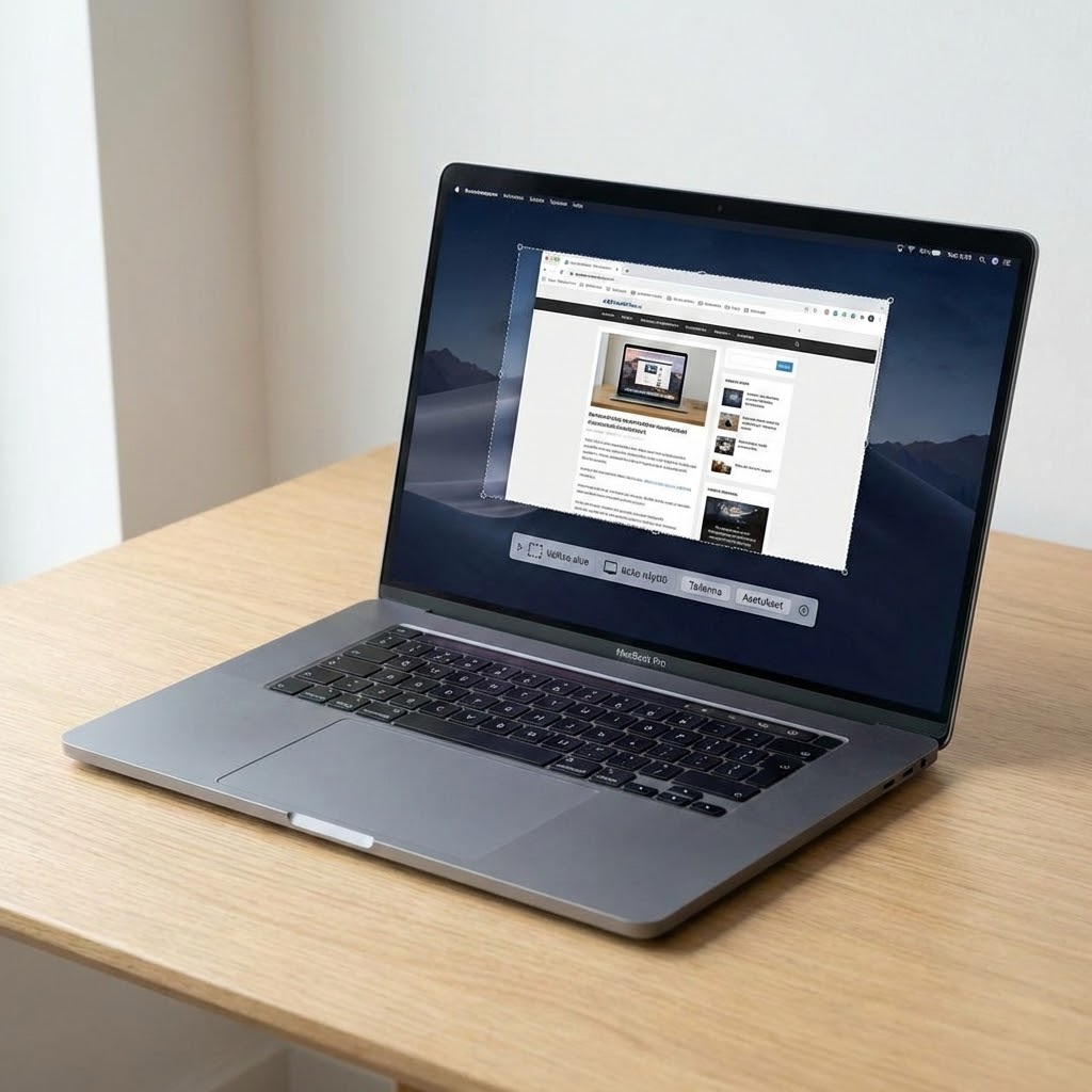 Ota kuvankaappaus valitusta alueesta Macilla