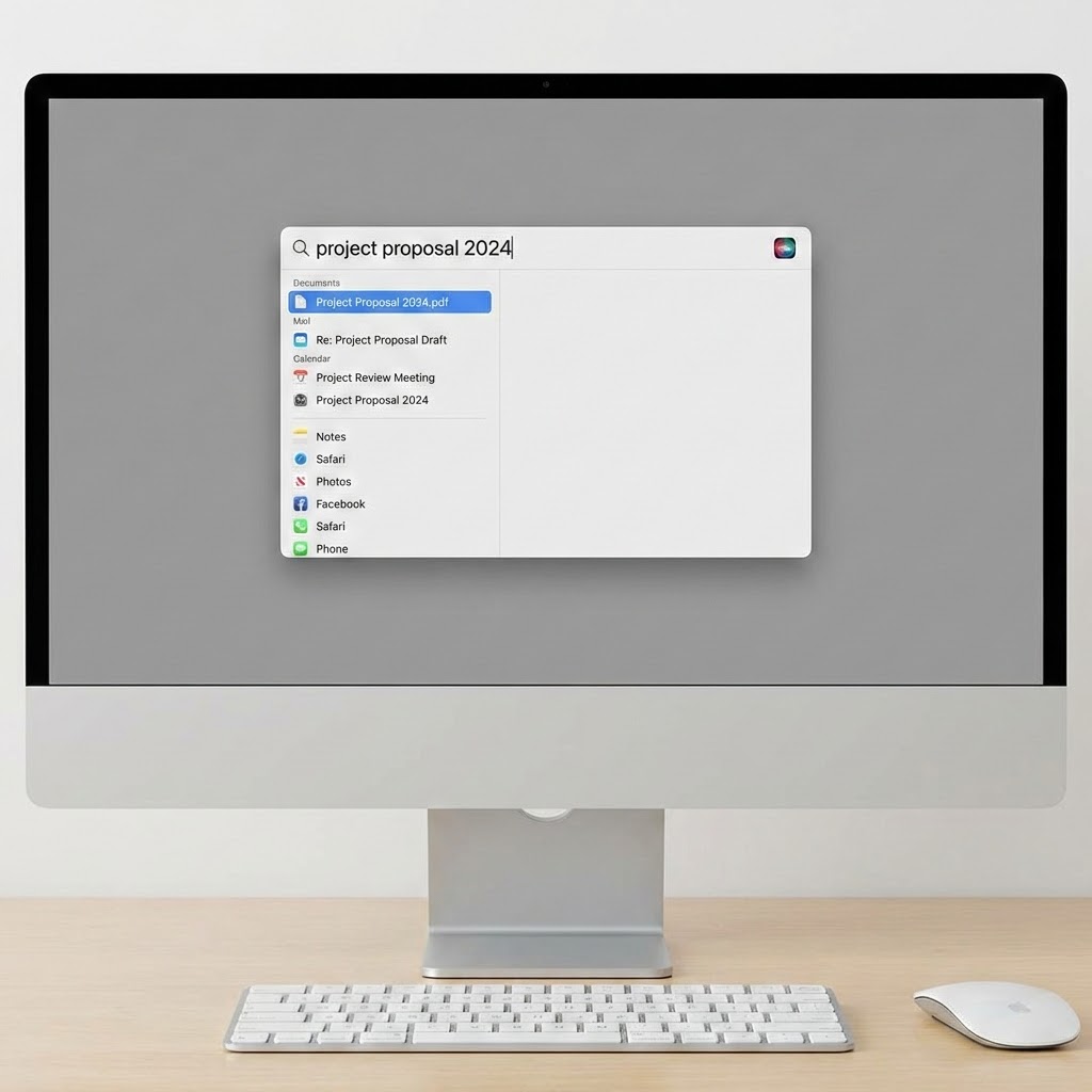 Spotlight-haku Macilla