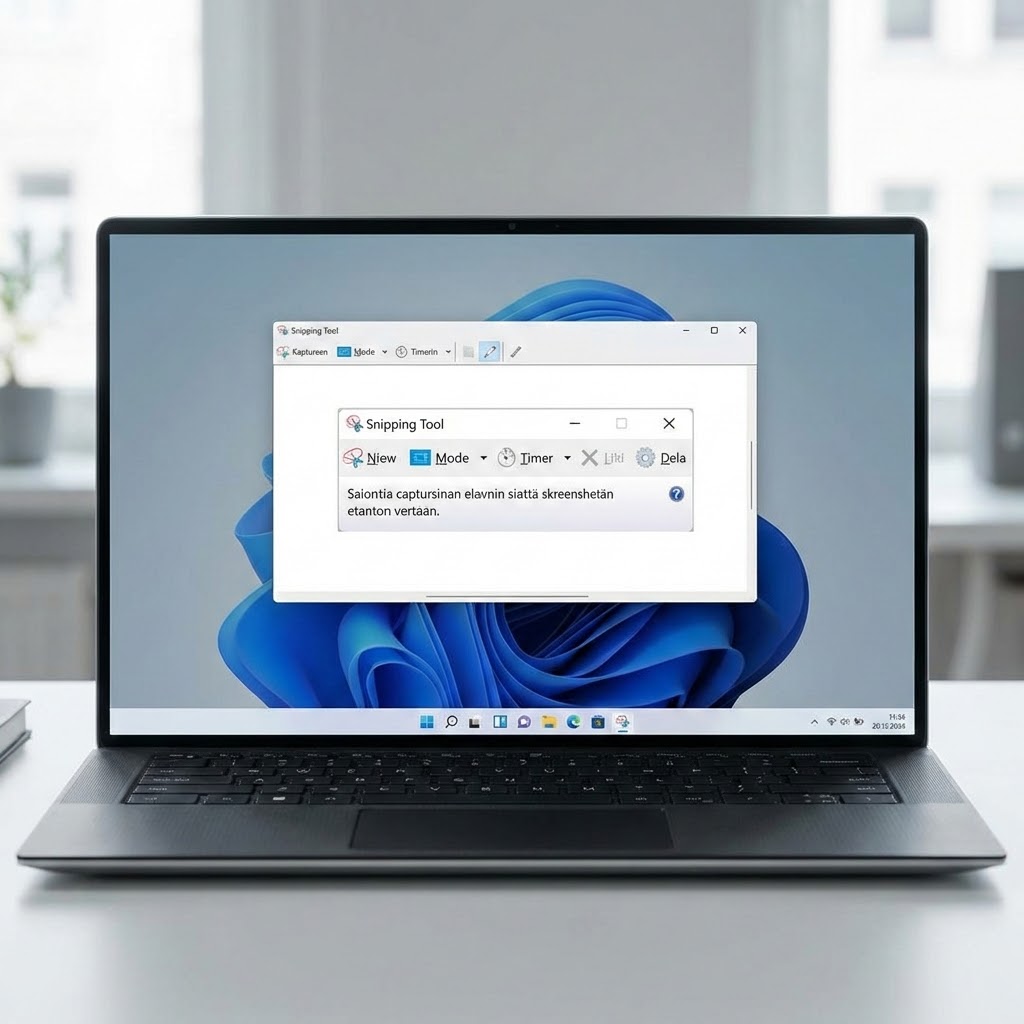 Leikkaustyökalu Windowsissa