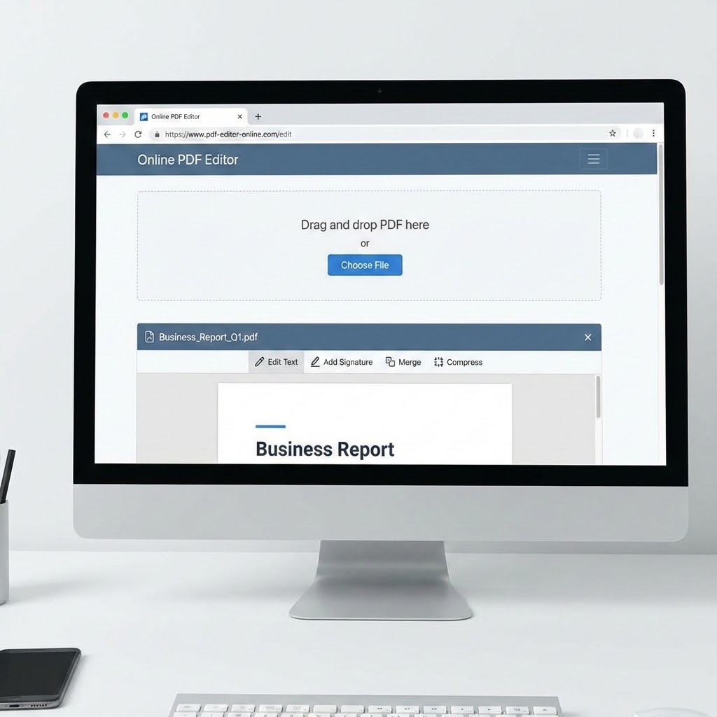 Muokkaa PDF-tiedostoa verkkoselaimessa