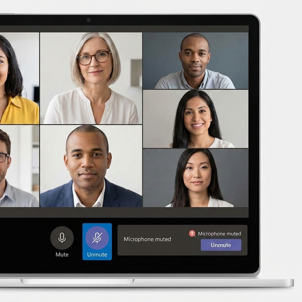 Tarkista mykistys Teamsissa